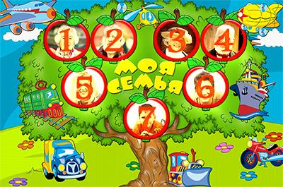 Оформить виньетку онлайн, Генеалогическое древо моей семьи Транспорт на 1 ребенка